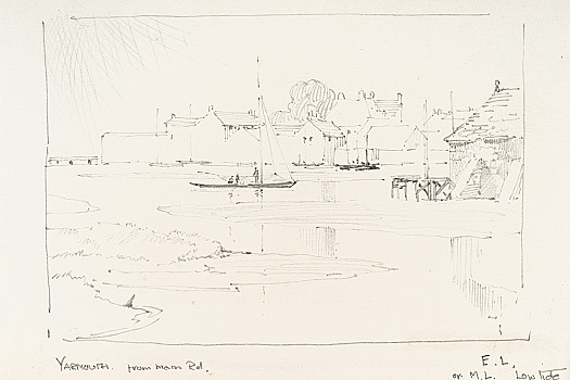 Yarmouth from Mainroad, Lowtide