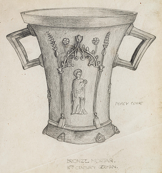 Bronze Mortar, 15th Century German