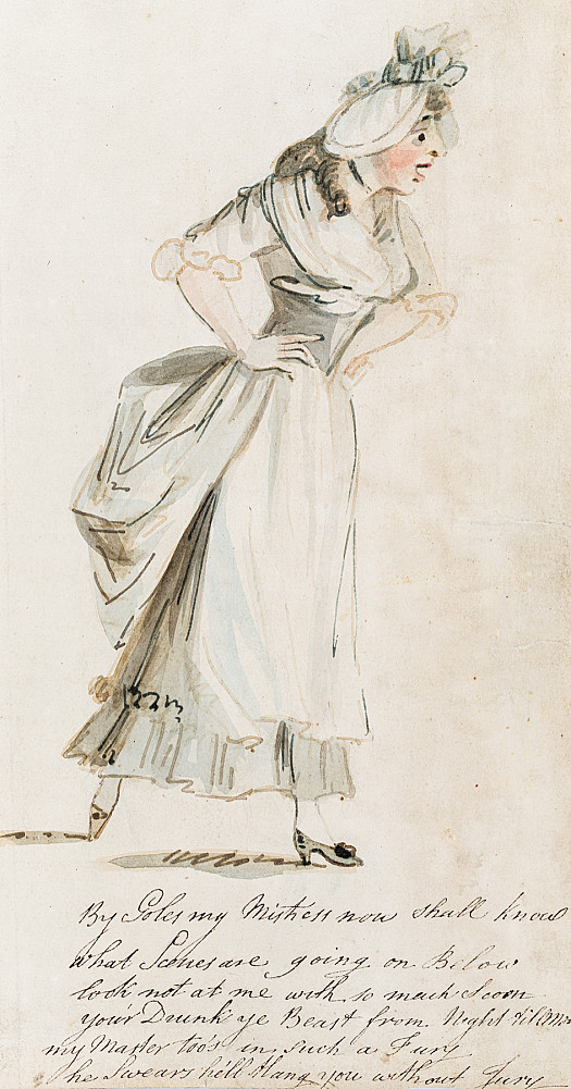 'by Soles My Mistress Shall Now KnowWhat Scenes Are Going On BelowLook Not At Me with so Much ScornYour Drunk Ye Beast from Night Till MornMy Master Too's In Such a FuryHe Swears He'll Hang You Without a Jury'