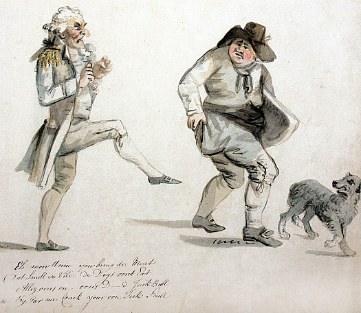 'Eh Mon Amie You Bring De MeatDat Smell so Vile, De Dogs Vont EatAllez Vous En Vous D_D Jack Bullby Gar Me Crack Your Von Tick Scull'