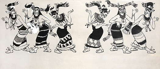 After Meals the Emperor's Dancers Danced Before  Him
