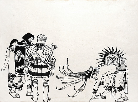 The Prince Cacama of Tezcuco Made the Mexican Salutation Usually Addressed to Persons of High Rank