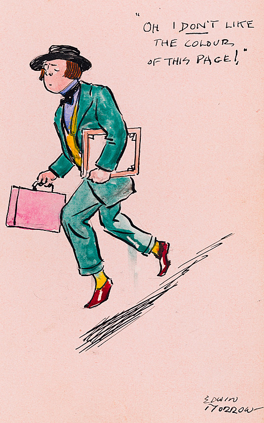 "Oh I don't like the colour of this page!"