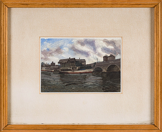 Folly Bridge, Oxford, Storm