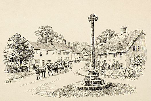 Crowcombe Cross, Somerset