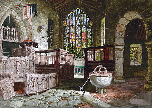 The Baron's Chapel, Haddon Hall, Derbyshire