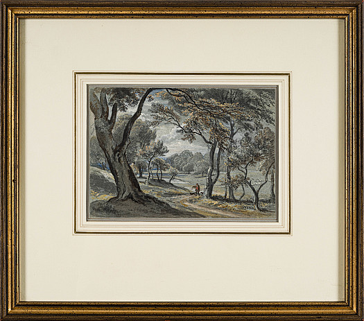 Windsor Forest with distant view of the Great Ponds in Hatchet Lane