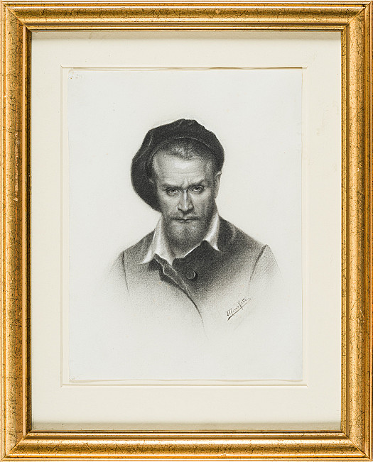 Portrait of a man in a beret