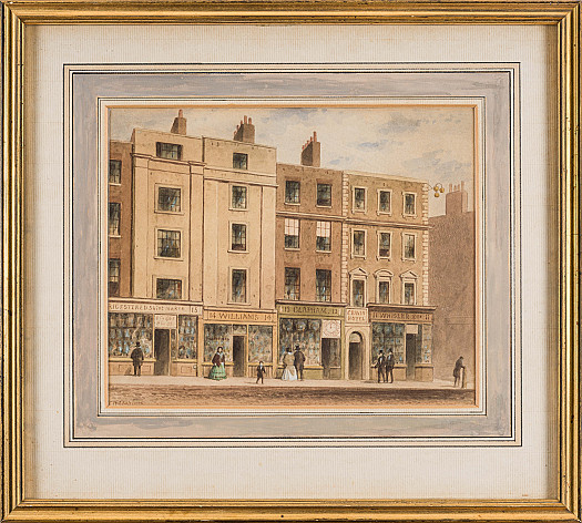 Shops in the Strand, London