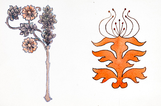 Peony and Foliate Designs