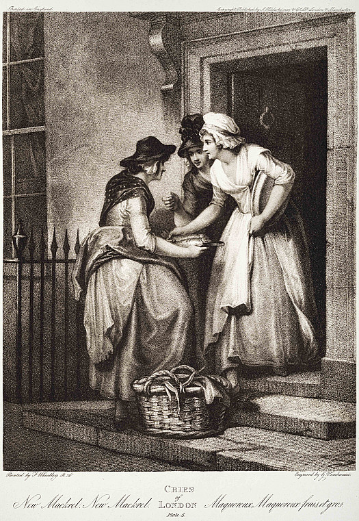 New Mackrel, New MackrelCries of London, Plate 5.