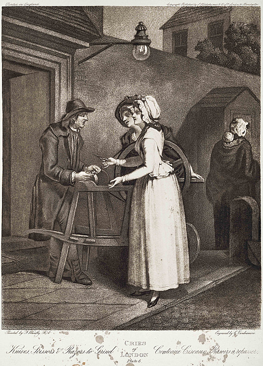 Knives, Scissors &amp; Razors to GrindCries of London, Plate 6