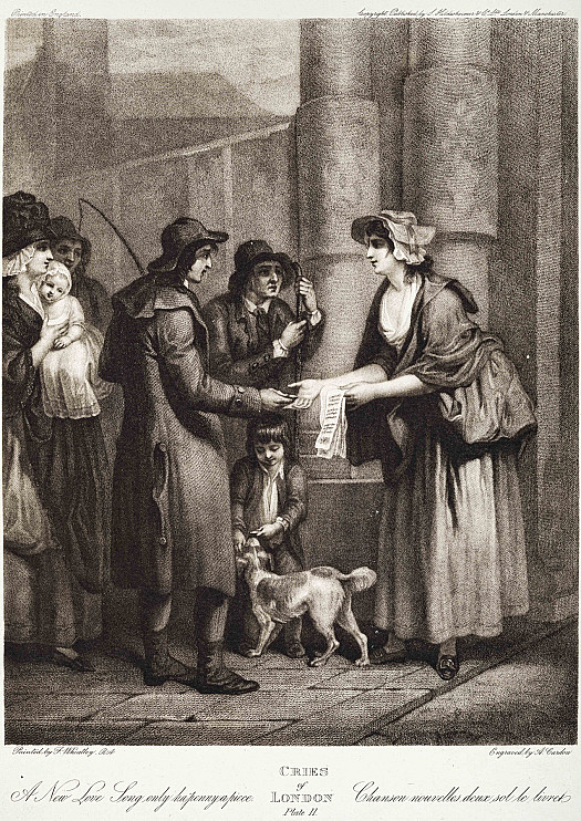 A New Love Song only Ha'Penny apiece Cries of London, Plate 11