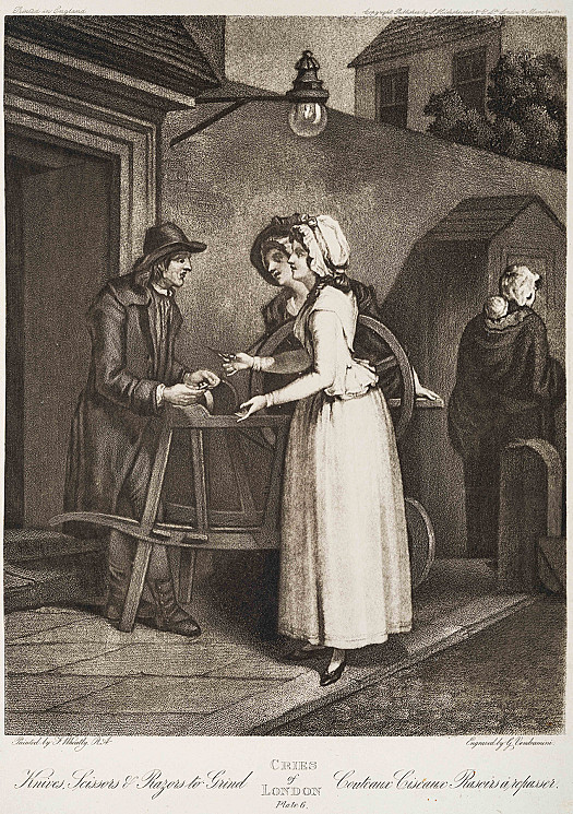 Knives, Scissors &amp; Razors to GrindCries of London, Plate 6