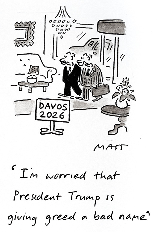 I'm worried that President Trump is giving greed a bad name