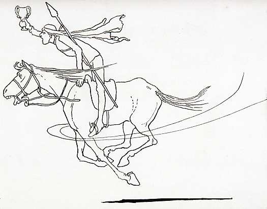 He Dashed On with the Goblet Still In His Hands