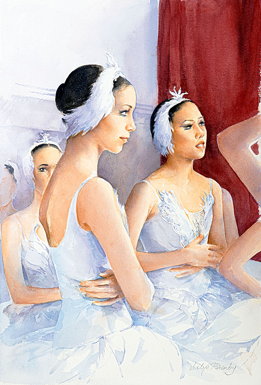 Before the Performance - Swan Lake. English National Ballet School