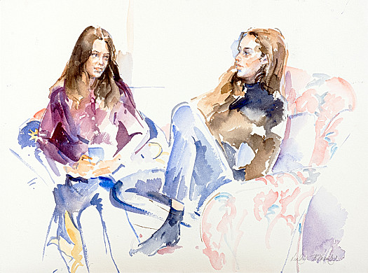 Emma and Daniella Telling Stories