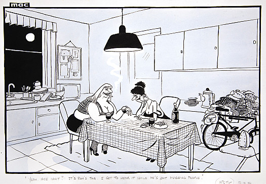 Yeah. Nice innit? It's Ron's tag. I get to wear it while he's out mugging people