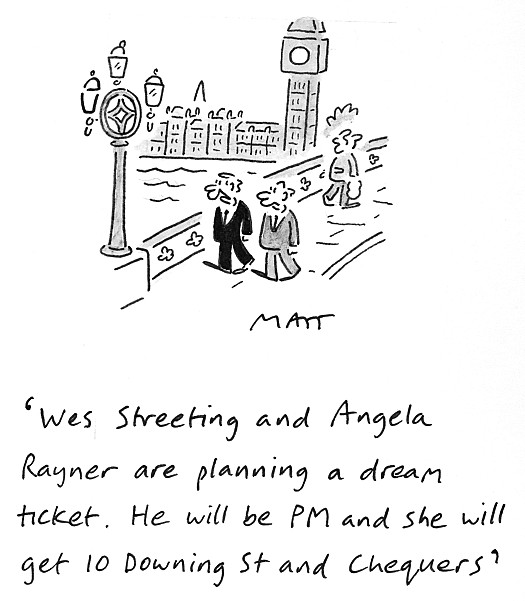Wes Streeting and Angela Rayner are planning a dream ticket. He will be PM and she will get 10 Downing St and Chequers