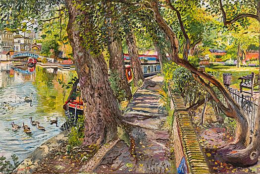 Canal Path; Summer in Little Venice