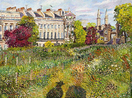 St Katherines Danish Church from Regents Park