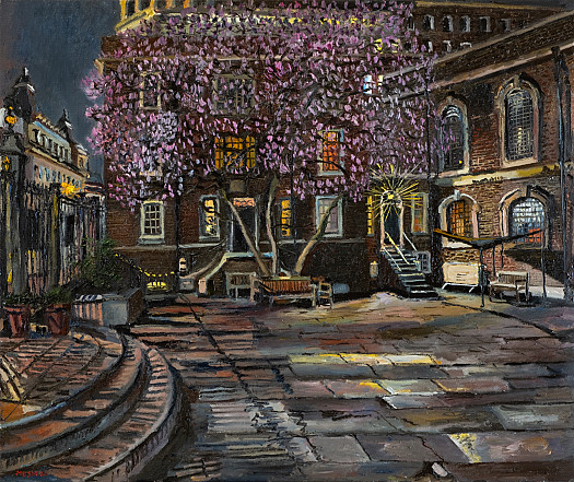 Spring Magnolia, Evening, St James's Church Piccadilly