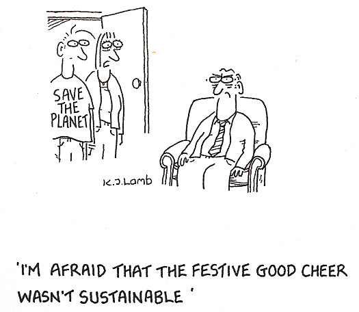I'm afraid that the festive good cheer wasn't sustainable