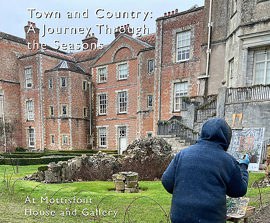 Painting at Mottisfont, January 2026