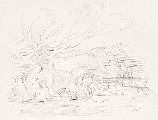 Sitting beneath the trees