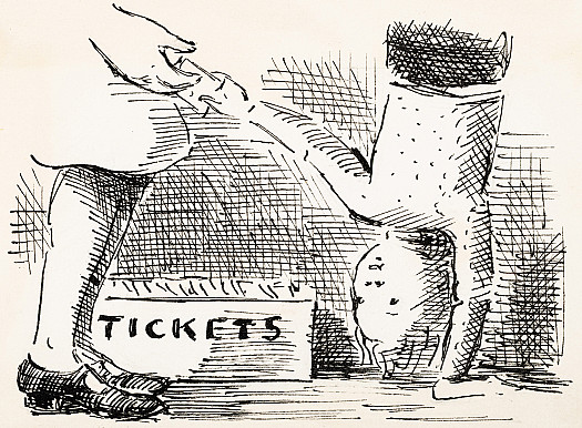 Willie recognised the shoes at once