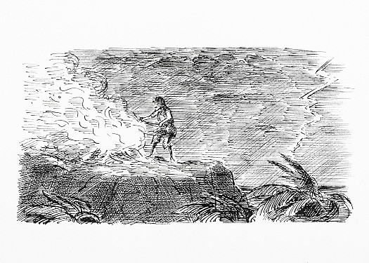 A day of storm and a foul night