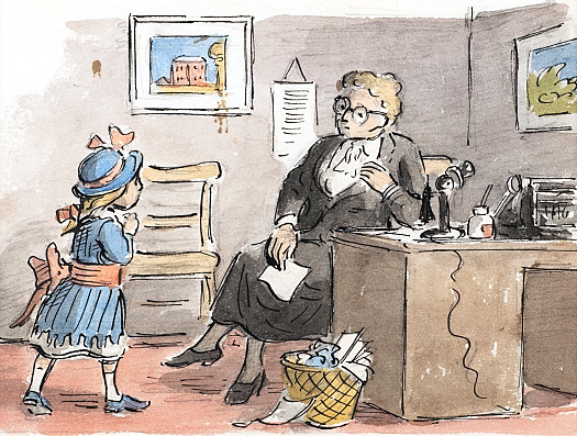 Her aunt said she could go, as she had known Mr Grimes and knew he was most respectable