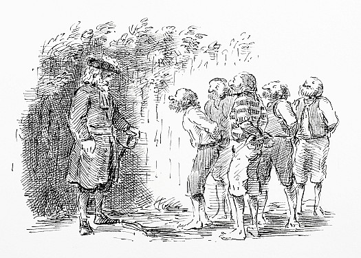 I caused the men to be brought before me