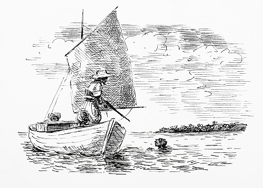 If you come near the boat I will shoot you through the head