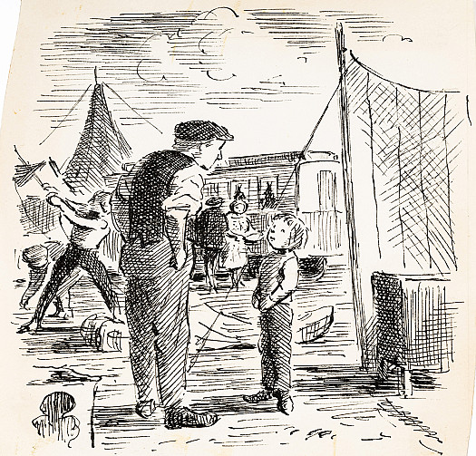'I want to join the circus,' Willie said.'Oh, you do, do you?' the maiin said. 'What do you think you can do?''I can stand on my head,' Willie said