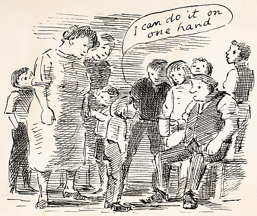 I can do it on one hand