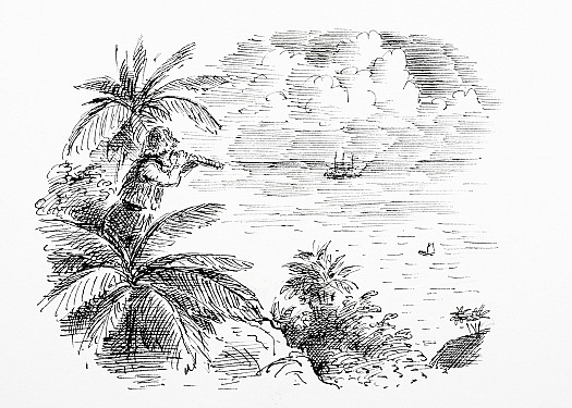 Plainly discovered a ship