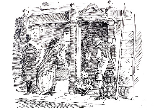 Elgar has his first lesson in writing music