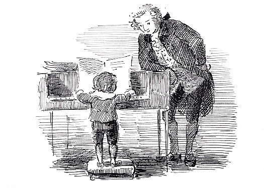 Beethoven. The first music lesson