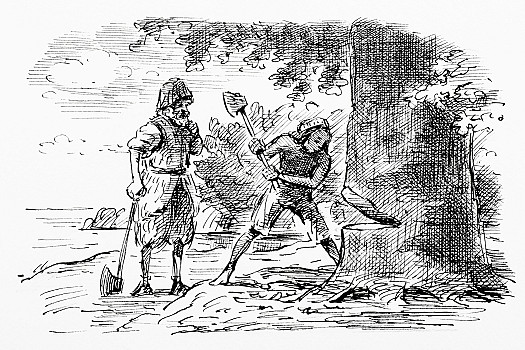 At last Friday pitched upon a tree