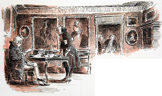 The Foreign Minister, Reading the Note Through,Swore by His Wig, Why this Would Never Do