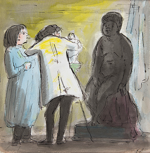 The Sculptor and His Model