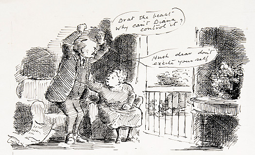 Mr Effingham-Jones still became cross when he saw it eating his dahlias