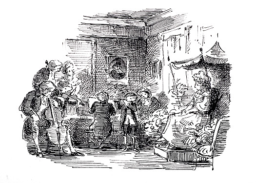 Beethoven. A private concert for the mother's birthday