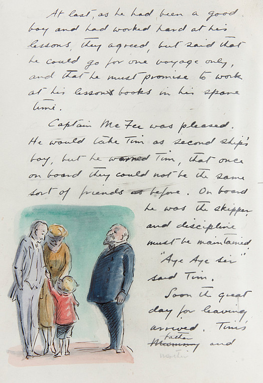 Captain McFee was pleased. He would take Tim as second ship's boy