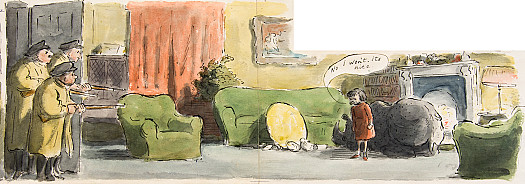 The door opened and there stood three men with guns