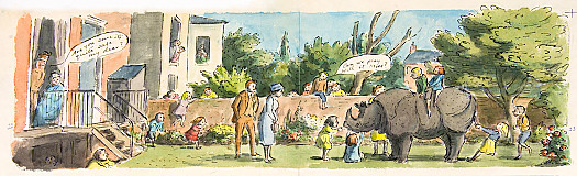 Gorwn-ups never ceased to wonder at its tameness, while children loved to play with it