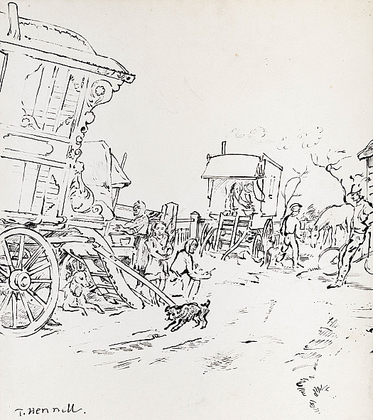 Gypsies At Finchingfield