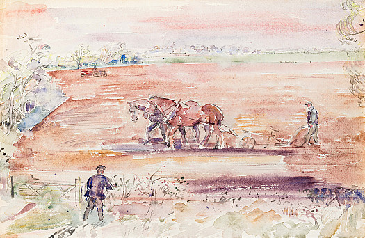 Spring Morning, Rolling and Ploughing